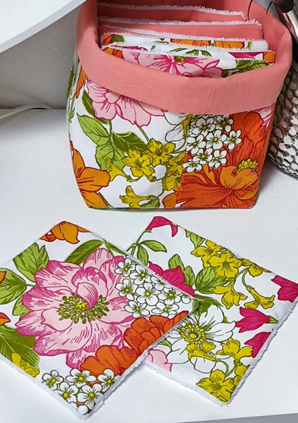 Panier seul ou Panier + Cotons démaquillants lavables : révolutionnez votre routine beauté !