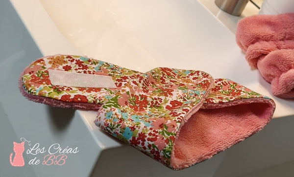 Bandeau de soin visage 🌸 – Douceur florale et confort naturel 🌿