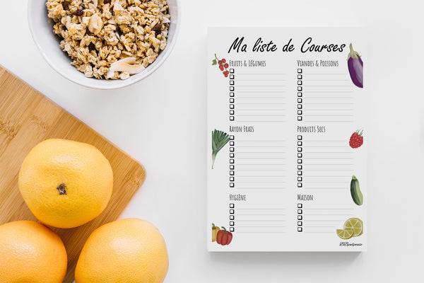 Nos 4 best-sellers PAPIER : ToDoList + Liste de Courses + Planning Hebdo et Mensuel