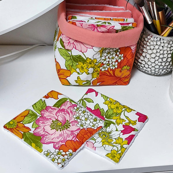 Panier seul ou Panier + Cotons démaquillants lavables : révolutionnez votre routine beauté !