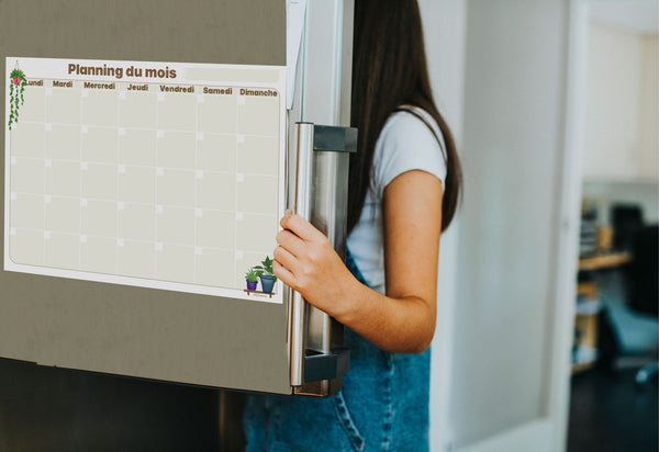 IMPARFAIT - Planning Mensuel - VERSION MAGNÉTIQUE