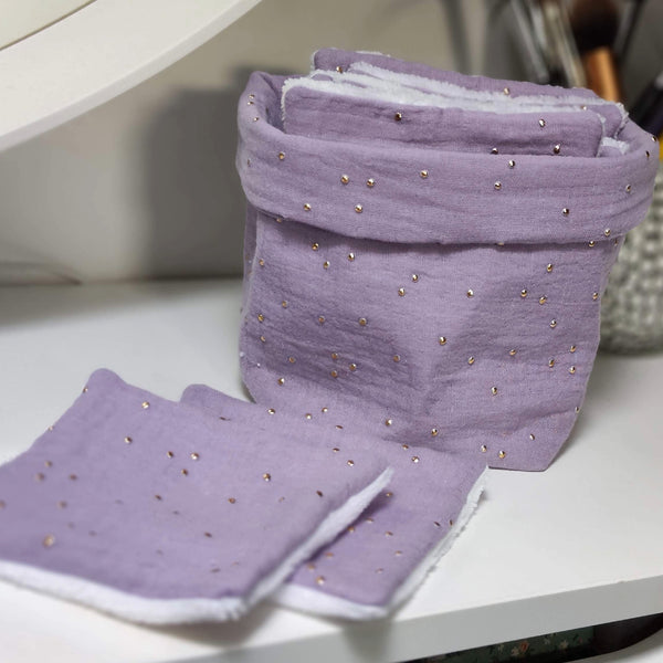 Panier seul ou Panier + Cotons démaquillants lavables : révolutionnez votre routine beauté !