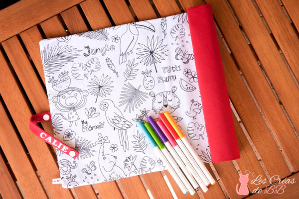 Set de table coloriage