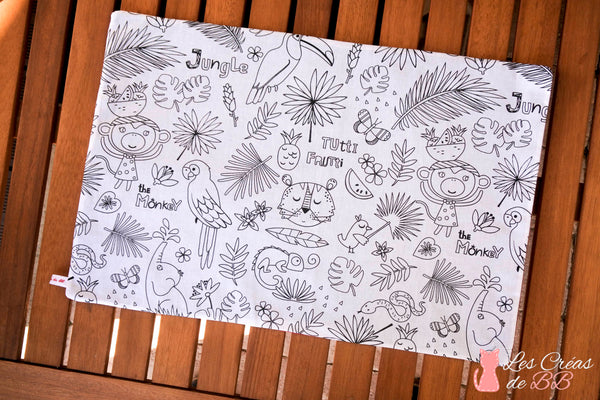 Set de table coloriage