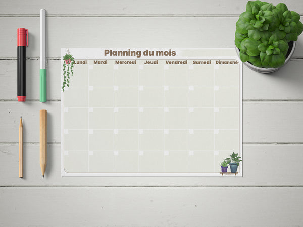 BBOrganisationPapier - Lot de 4 best-sellers avec Planning Version Papier