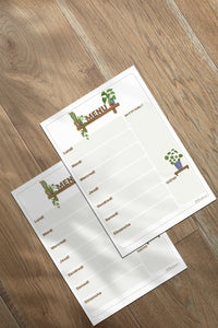 Planning Hebdomadaire - VERSION PAPIER