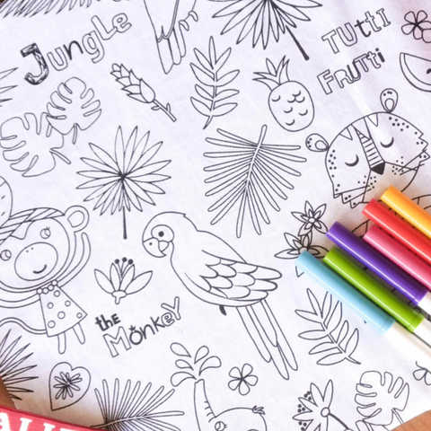 Set de table coloriage