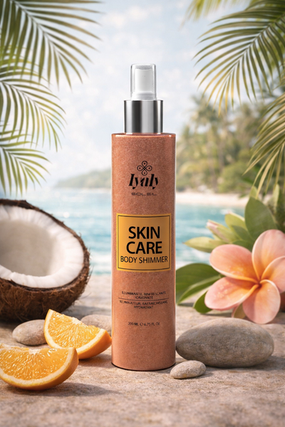 BIEN-ÊTRE - SOLAIRE IYALY LS009 - Body Shimmer Bronze – Spray pailleté illuminateur corps & décolleté (200 ml)