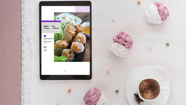 Cookbook Volume 4 - FORMAT EBOOK PDF - Les Recettes de la Famille Minous "On adore ça à la Maison"