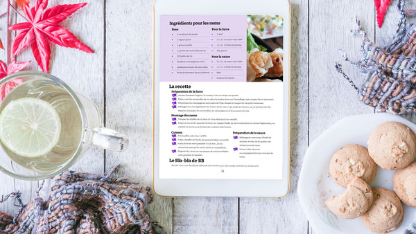 Cookbook Volume 4 - FORMAT EBOOK PDF - Les Recettes de la Famille Minous "On adore ça à la Maison"