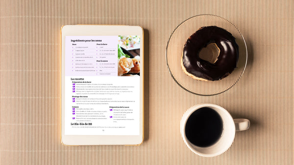 Cookbook Volume 4 - FORMAT EBOOK PDF - Les Recettes de la Famille Minous "On adore ça à la Maison"