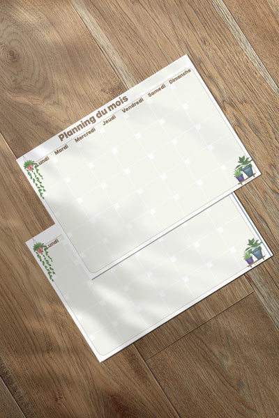 BBOrganisationPapier - Lot de 4 best-sellers avec Planning Version Papier